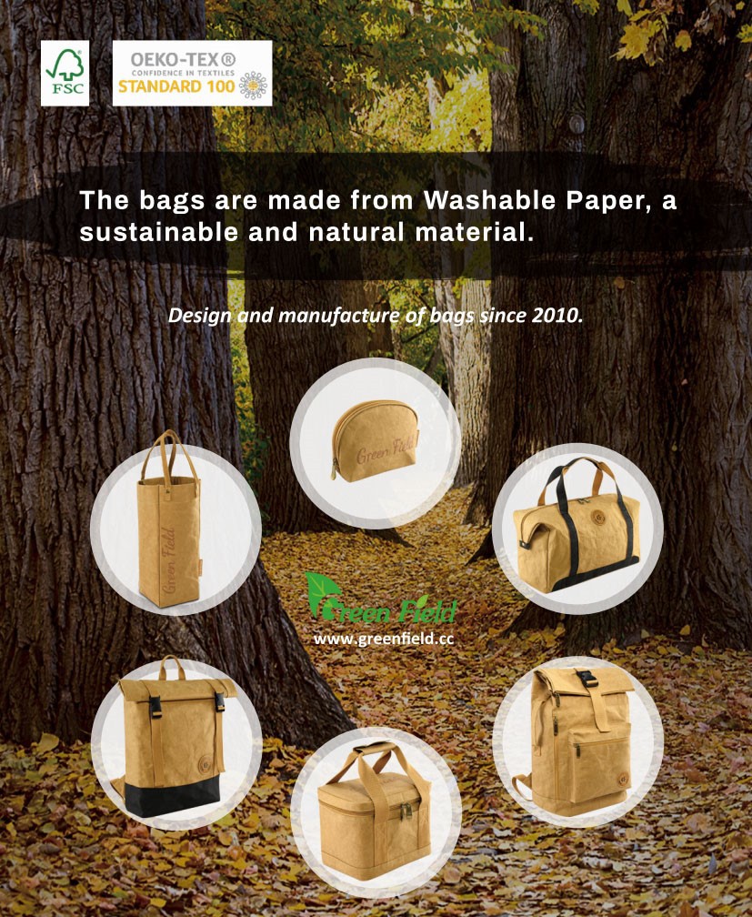 custom wholesale sustainable washable kraft paper storage bags from Green Field custom wholesale sustainable washable kraft paper storage bags from Green Field