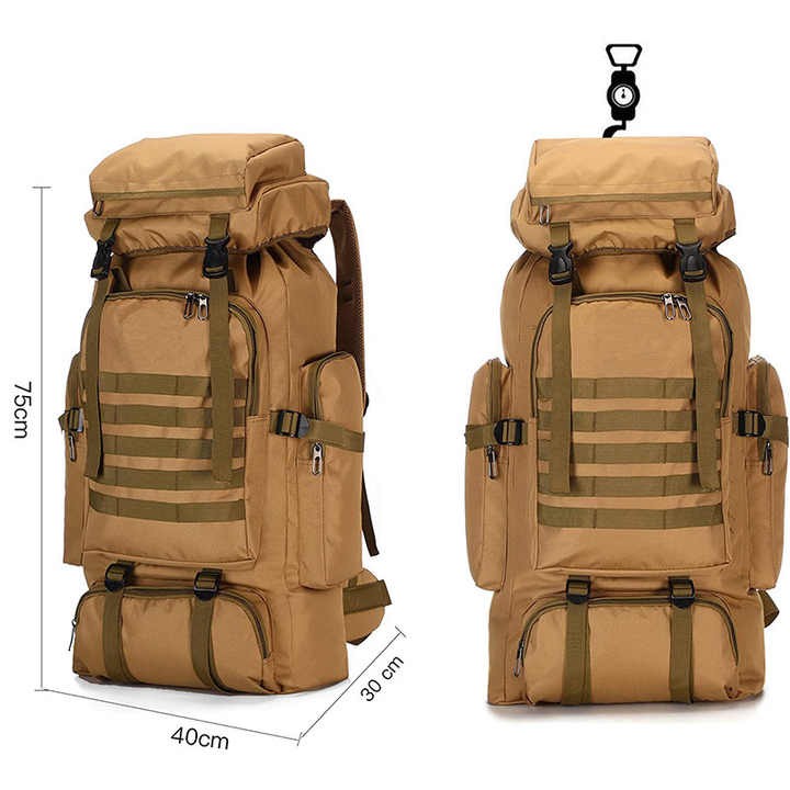 Personalized Unisex Hiking Mountaineering Bag Waterproof